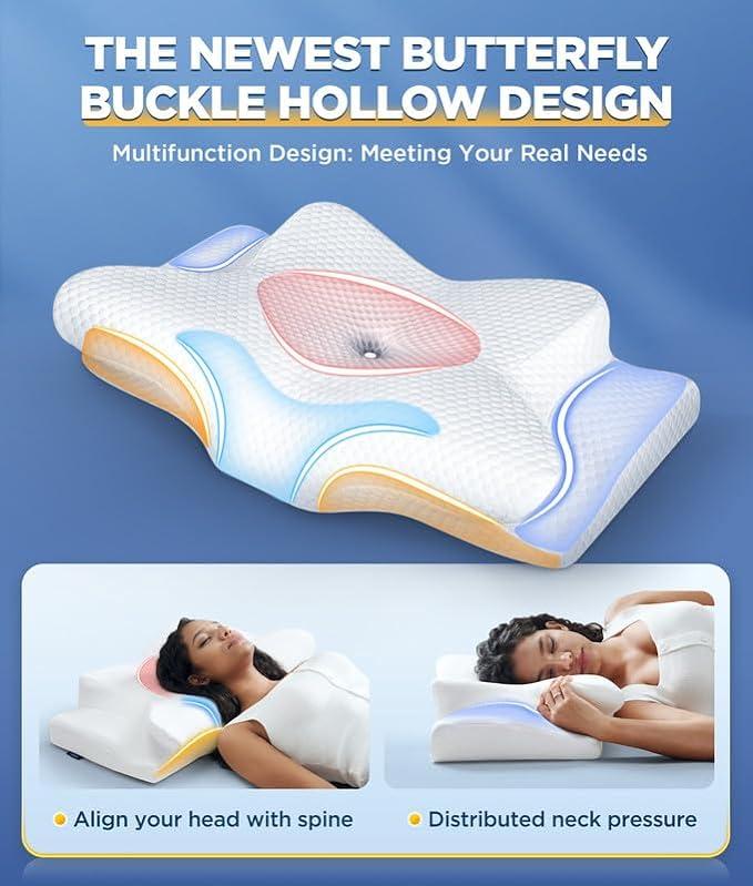 CozyRest® Memory Foam Neck Pillow - Image 2