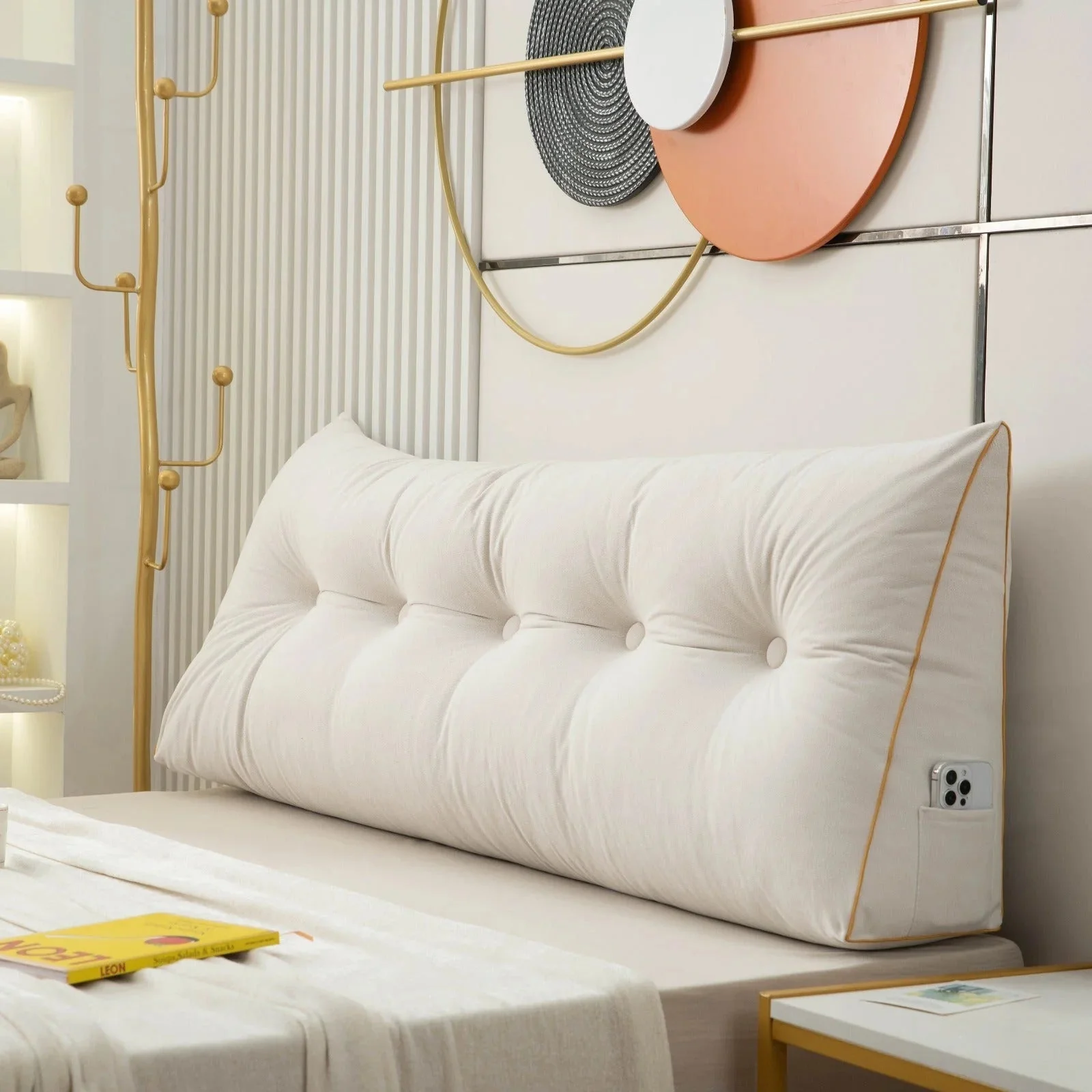 Luxury Chic Wedge Pillow - Image 3