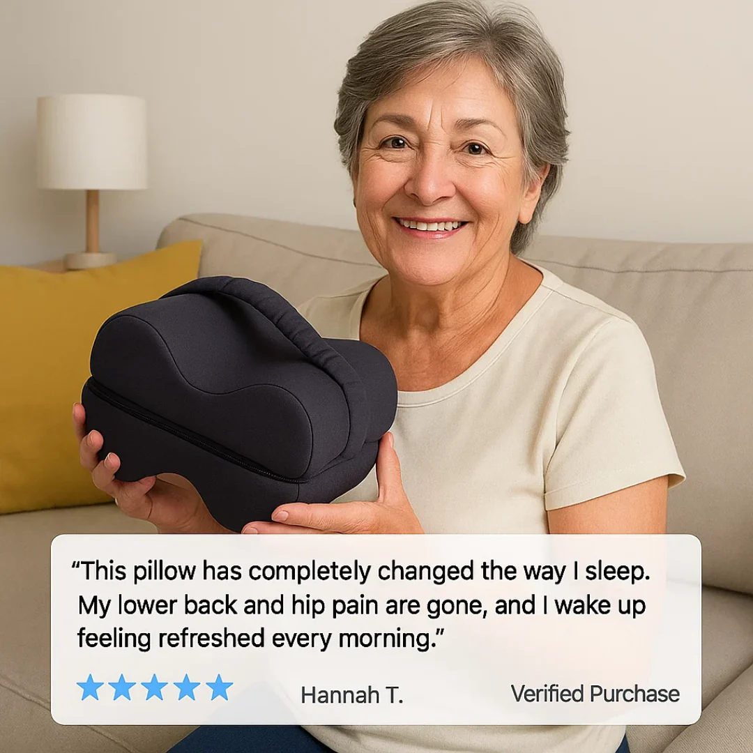 SpineAlign™ Memory Foam Knee Pillow - Image 6