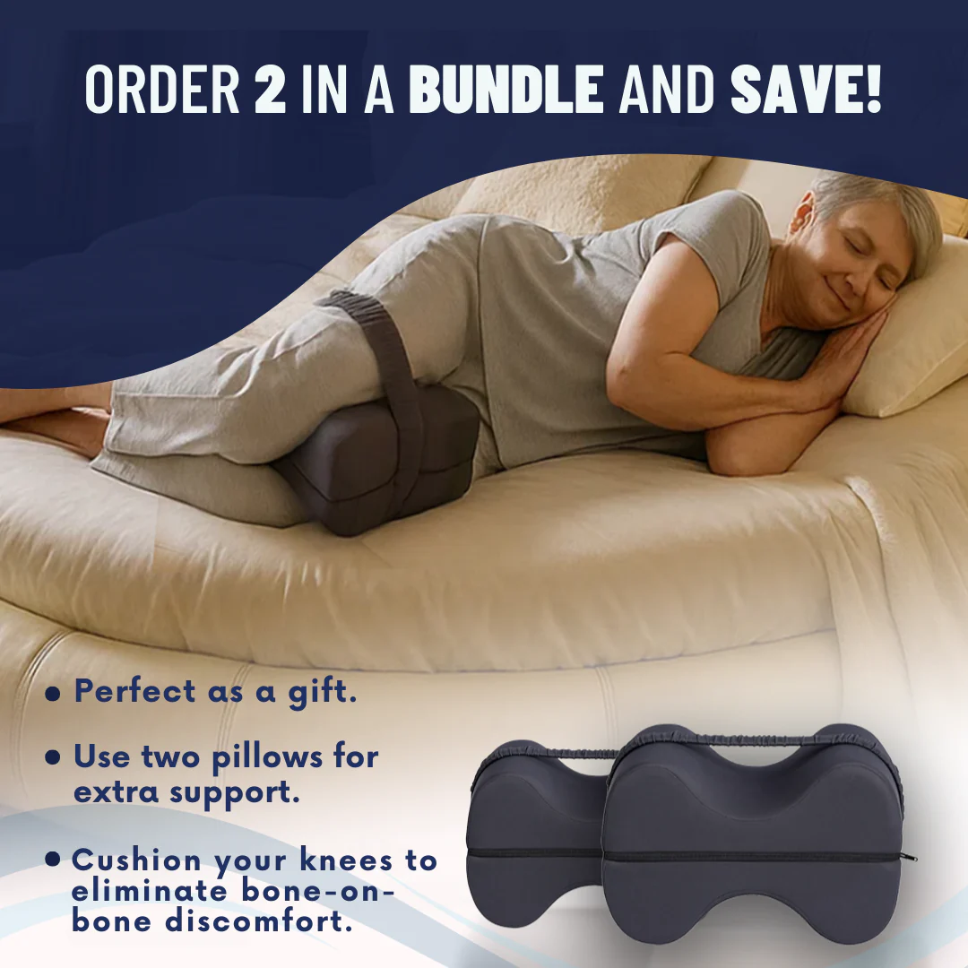 SpineAlign™ Memory Foam Knee Pillow - Image 8